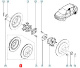 Koleos Arka Fren Diski Şema